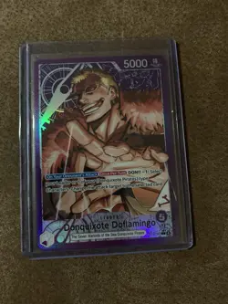 Op14-060 - Donquixote Doflamingo Leader Alt Art One Piece Card English - Image 1