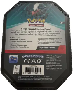 Darkrai 2024 Pokemon TCG Tin Brand New Sealed w/ 3 foil cards, 3 booster packs - Image 3