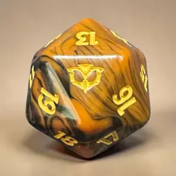 Magic The Gathering TG Secrets of Strixhaven Oversized D20 Spin Down Dice - Image 1