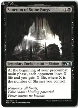 MTG Sanctum of Stone Fangs [M21 - 120] NM - Image 2