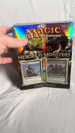 Magic the Gathering MTG Duel Decks Heroes vs Monsters Sealed; Some Wear on Box - Image 2