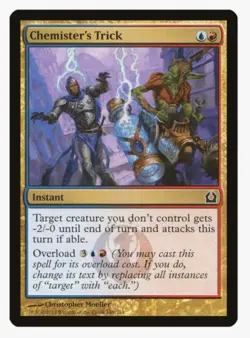 Chemister's Trick | MTG RTR | Izzet Instant Overload Combat Trick EDH | LP - Image 1