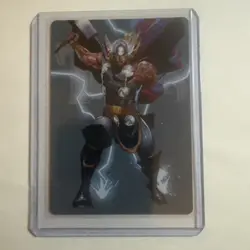 MTG Marvel Super Heroes Art Series 26/45 Thor, God of Thunder Regular - Image 5