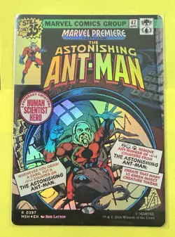 MTG The Astonishing Ant-Man Marvel Super Heroes 397 Foil Comic Mythic - Image 1