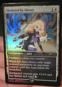 MTG Foil 1x Sheltered by Ghosts Japan Standard Cup Promo (English) APAC - Image 1
