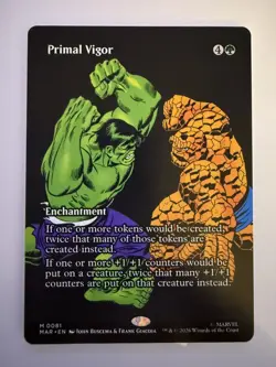 MTG Primal Vigor (Borderless) Marvel Universe Eternal-Legal Regular - Image 1