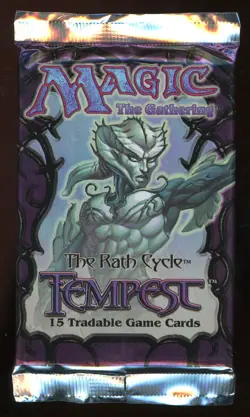 1997 MTG Magic the Gathering Tempest Booster Packs Factor Sealed - Image 1