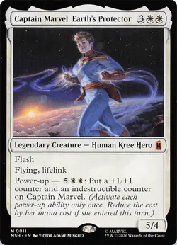 Captain Marvel, Earth's Protector M Marvel Super Heroes 11 NM - Image 1