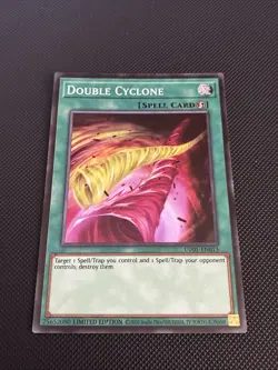 Yugioh Double Cyclone UP01-EN013 Super Rare Limited Edition OTS Ultimate Pack NM - Image 1