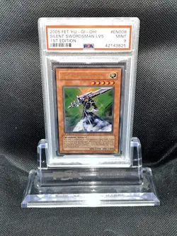 2005 FET YU-GI-OH! SILENT SWORDSMAN LV5 1ST EDITION PSA 9 - Image 1