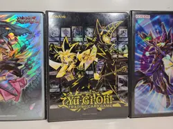 Yu-Gi-Oh 3 Binders Lot - Golden Duelist Collection Duelist Portfolio Binder 1996 - Image 1