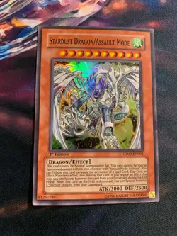 Stardust Dragon/Assault Mode DP09-EN001 1st Edition - YuGiOh - NM - Image 1