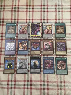 Yu-Gi-Oh! Lot Griffoh, Black Luster Soldier, Zenna’s, Aleister, Number 50, Etc - Image 1