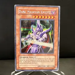 Yugioh - Dark Magician Knight ROD-EN001 Ultra Rare Foil Unlimited EN- DAMAGED - Image 1