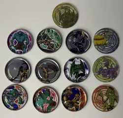 Yu-Gi-Oh Metalix Silver Crystal Tazos 1996 Rare Vintage Lot - Image 1