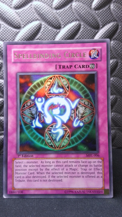 | Yugioh Spellbinding Circle MRL-006 1st ed Ultra Rare Magic Ruler LP/PL 🔥 | - Image 2