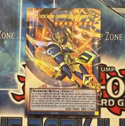 Black Luster Soldier - Soldier of Light and Darkness OVERFRAME IN HAND Yugioh - Image 1