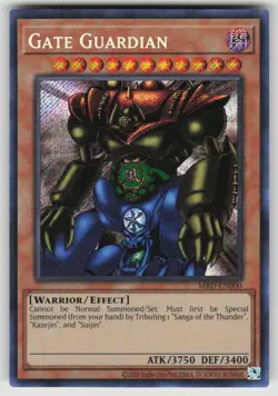 Gate Guardian MRD-EN000 Secret Rare Yu-Gi-Oh Unlimited NM - Image 1