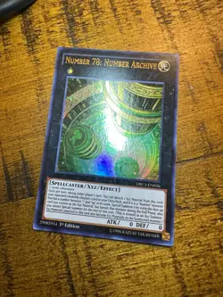 Number 78: Number Archive DRL3-EN026 1st Edition Ultra Rare PL + BONUS - Image 1
