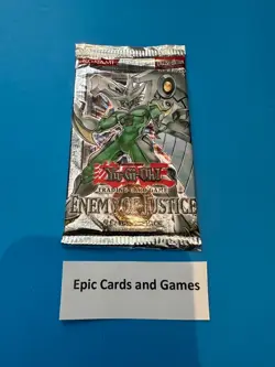 ( ENEMY OF JUSTICE ) - 1st Edition - Booster Pack (EOJ) - Sealed New - Yu-Gi-Oh - Image 1