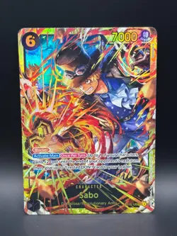 Sabo SEC OP13-120 Carrying on His Will One Piece TCG English - Image 1