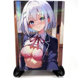 Date A Live Origami Tobiichi Sexy Anime Waifu Girl Lewd Goddess Story Art Card - Image 2