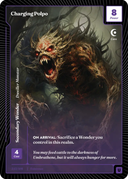 2x - Wonders Of The First - Charging Polpo 242/401 Secondary Wonder! - Image 1