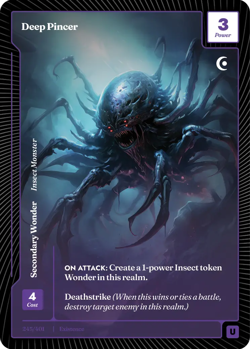 2x - Wonders Of The First - Deep Pincer 245/401 Secondary Wonder! - Image 1