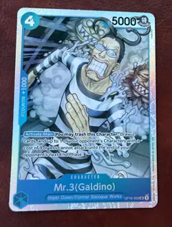 Mr.3(Galdino) (056) OP16-056 The Time of Battle Foil - Image 1