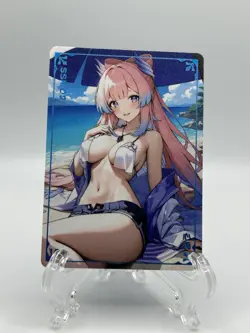 Kokomi SSR-02 Beach Illustration Reluctant Card Set Genshin Impact - Image 1
