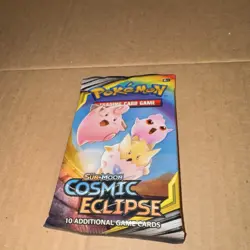 Pokemon TCG Sun & Moon Cosmic Eclipse Booster Pack 10 Cards English - Image 1