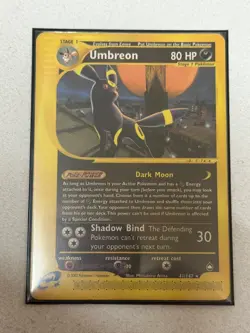 UMBREON 41/147 Aquapolis non-holo rare E-READER Pokemon TCG card NM - Image 3