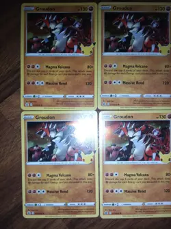 Pokemon TCG Groudon x6 Holo Rare Card 17/25 Celebrations *Check Photos* - Image 2