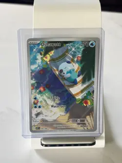 Pokemon Oshawott 105/086 Illustration Rare Holo Sv: White Flare 2025 Card - Image 3