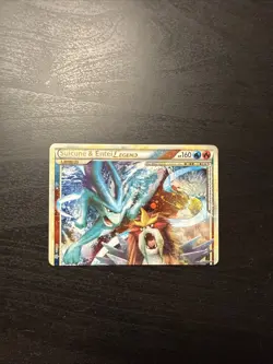 Pokemon TCG Unleashed Suicune and Entei Legend Holo Card Top 94/95 - Image 1