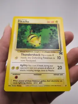 LP Pikachu 27 WOTC Black Star Promo Series Nintendo Pokemon Card - Image 2