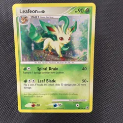 Pokemon Leafeon 24/100 Majestic Dawn Rare Holo 2008 English TCG Card - Image 1