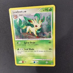 Pokemon Leafeon 24/100 Majestic Dawn Rare Holo 2008 English TCG Card - Image 2