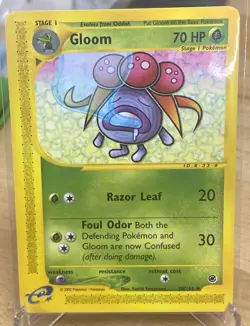 MINT Gloom 78/165 Uncommon Expedition Pokemon Card - Image 1