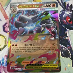 Pokemon TCG Card Mega Charizard X ex 013/094 Phantasmal Flames Double Rare - NM - Image 1