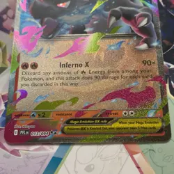 Pokemon TCG Card Mega Charizard X ex 013/094 Phantasmal Flames Double Rare - NM - Image 2