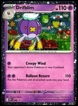 Pokemon TCG Drifblim MEP 006 2025 Mega Evolution Black Star Promo Card - NM - Image 1