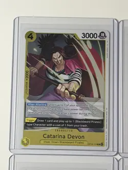 Catarina Devon OP16-104 The Time Of Battle 4 Foil Card Play Set Lot One Piece - Image 2