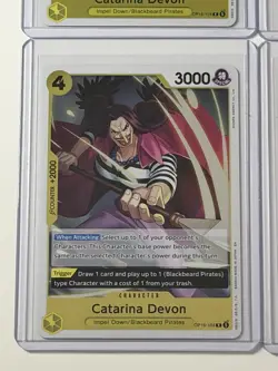 Catarina Devon OP16-104 The Time Of Battle 4 Foil Card Play Set Lot One Piece - Image 4