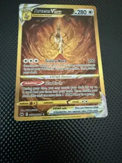 Arceus Vstar GG70/GG70 Crown Zenith Gold Secret Rare Pokemon Card NM - Image 3