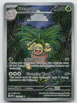 Pokemon - Exeggutor 135/132 Illustration Rare Holo - ME01: Mega Evolution - NM - Image 1