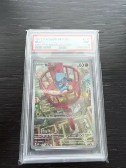 Pokemon 2025 Me: Mega Evolution Promo Riolu #010 Holo Full Art PSA 9 - Image 1