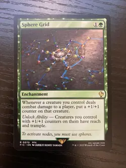 Sphere Grid 0070 Commander Final Fantasy Rare Magic The Gathering English NM - Image 1