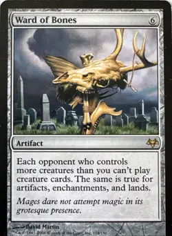 Ward of Bones 174/180 - Regular - Eventide - MTG - NM - Image 1