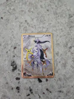 Arceus XY83 Holo XY Promos Metal Pokemon Card - Image 1